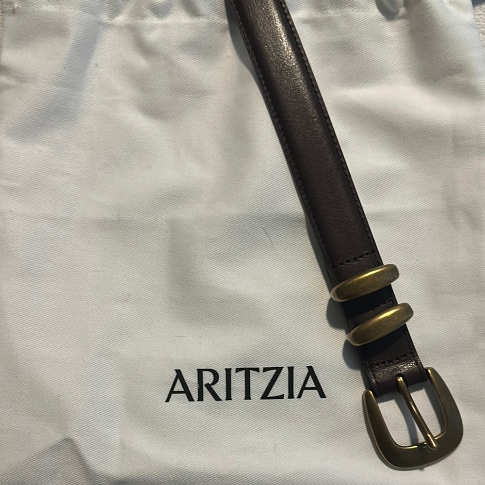Aritzia Brown Leather Women’s Belt
